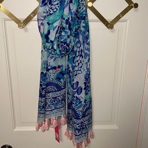 NWT Lilly Pulitzer Resort Scarf with tassels